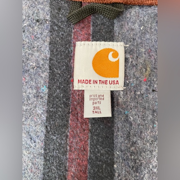 Vintage RARE Carhartt blanket lined Duck Detroit jacket size 3XL Tall BNWT~ - Picture 8 of 13